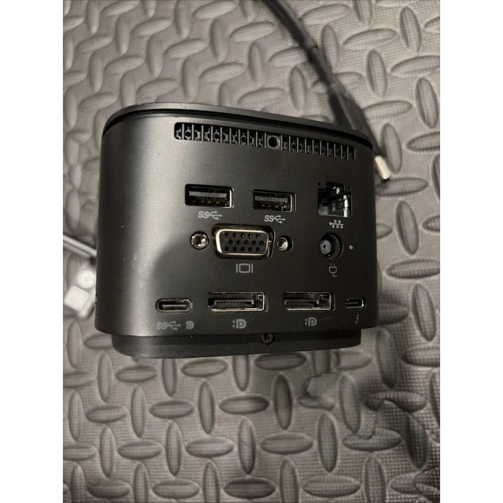 HP Thunderbolt Dock 120W G2 HSN-IX01 Black AC-Powered USB-C DisplayPort VGA